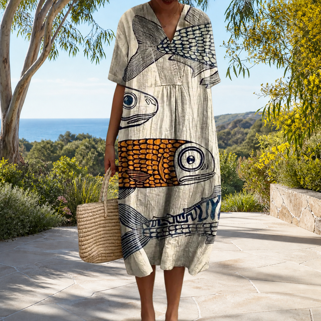 Comfortable spring dress