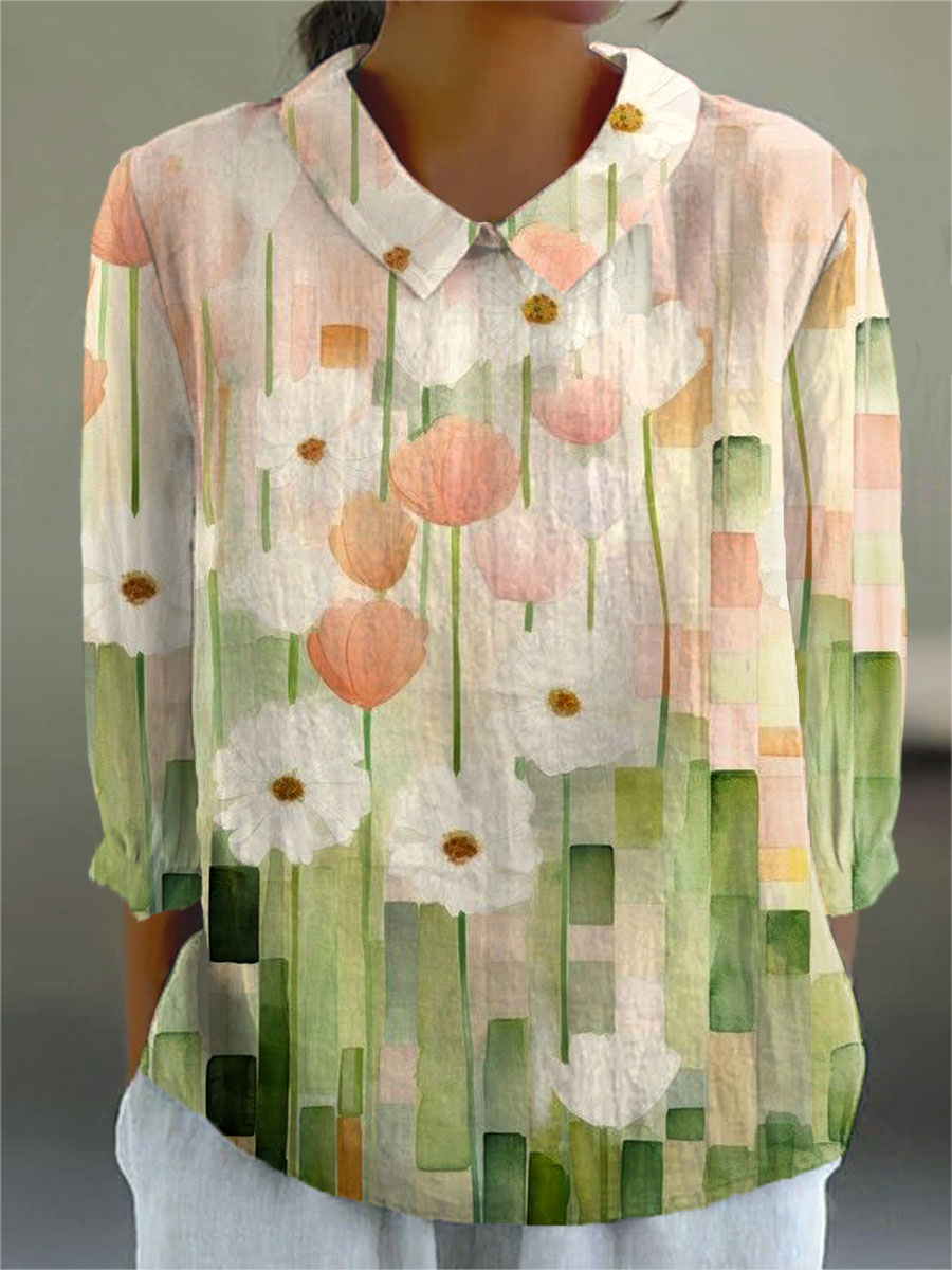Ruby Ida | Artistic blouse with print