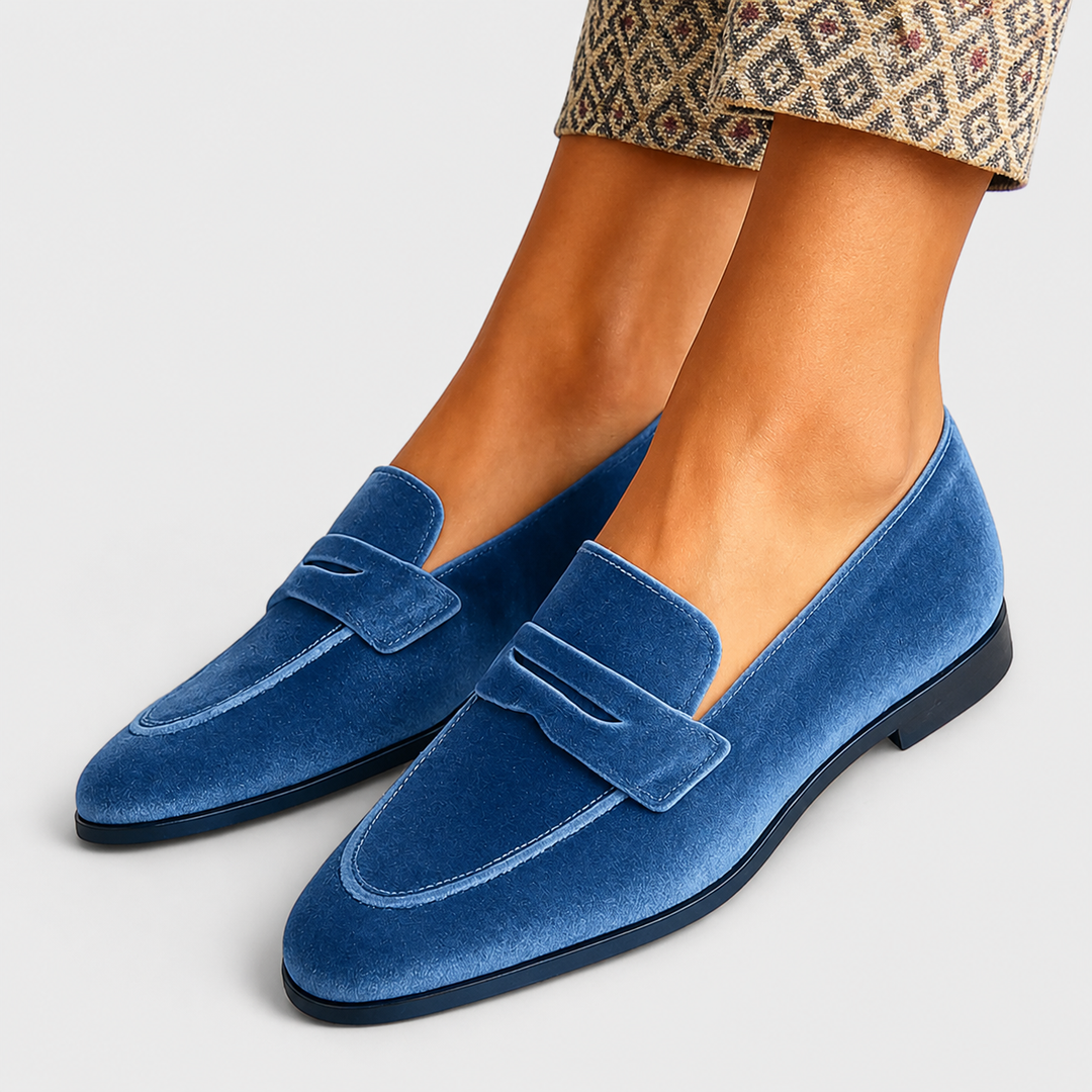 Melanie | Loafers made of soft velvet
