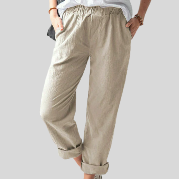 Neria - Pantalon à Structure Douce