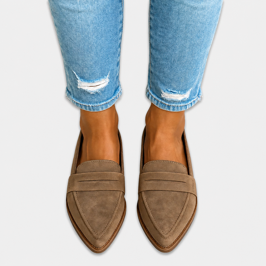 Louise | Suede loafers