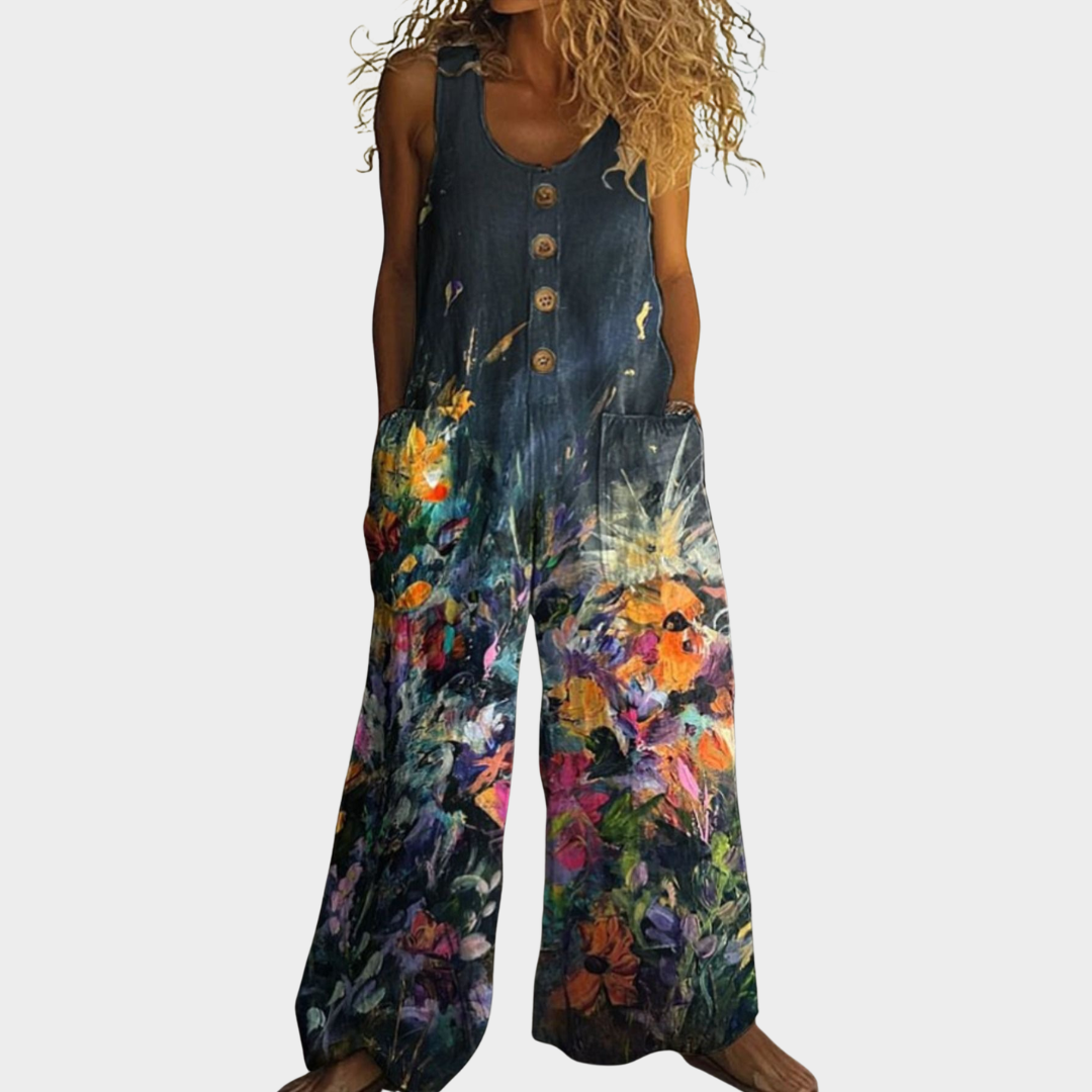 Wilhelmine | Flowy printed jumpsuit
