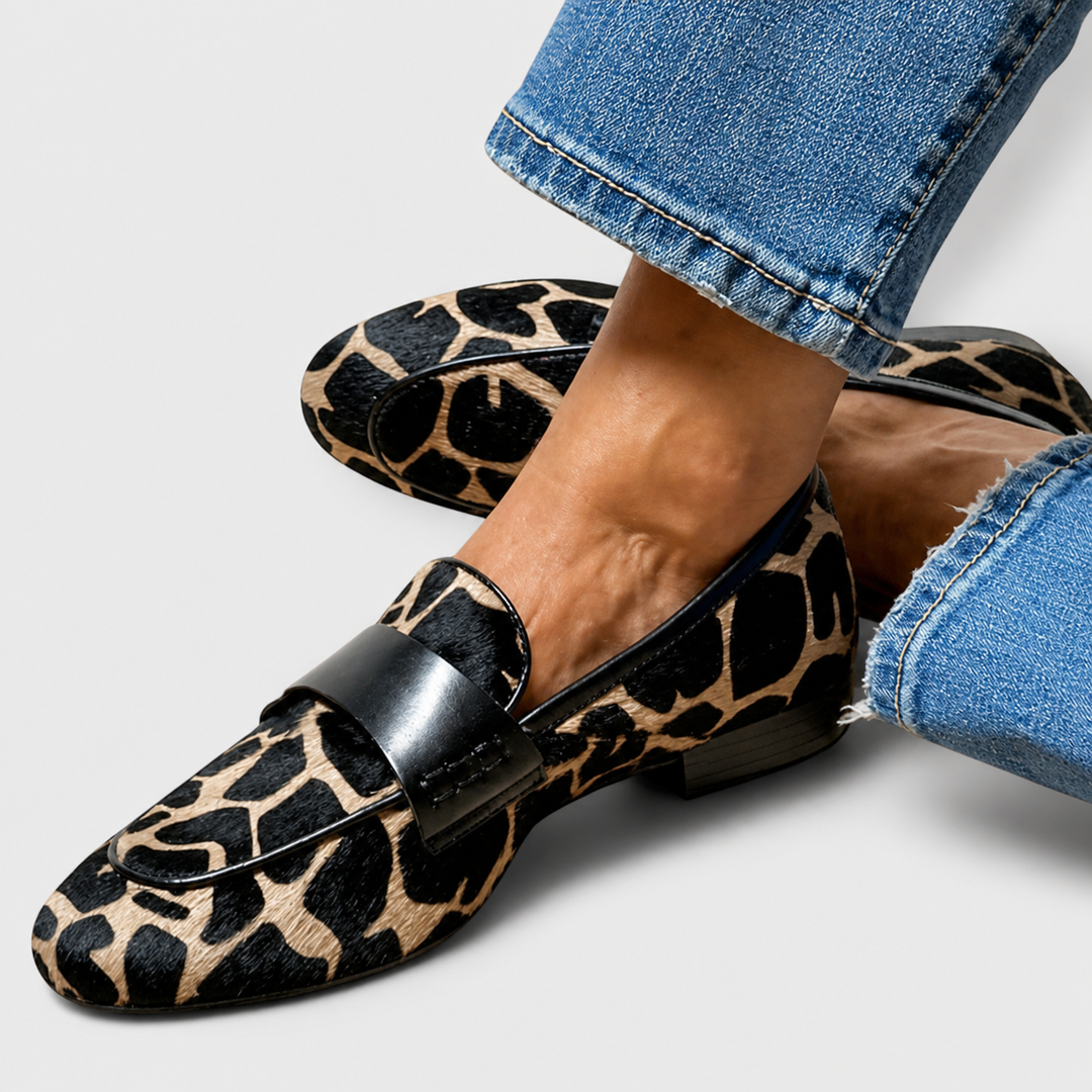 Veronica | Leopard loafers