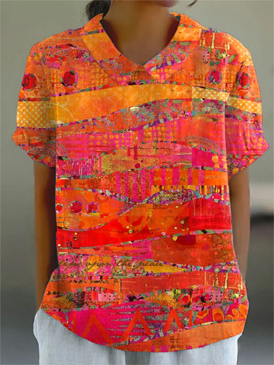 Zoe | Blouse with abstract print