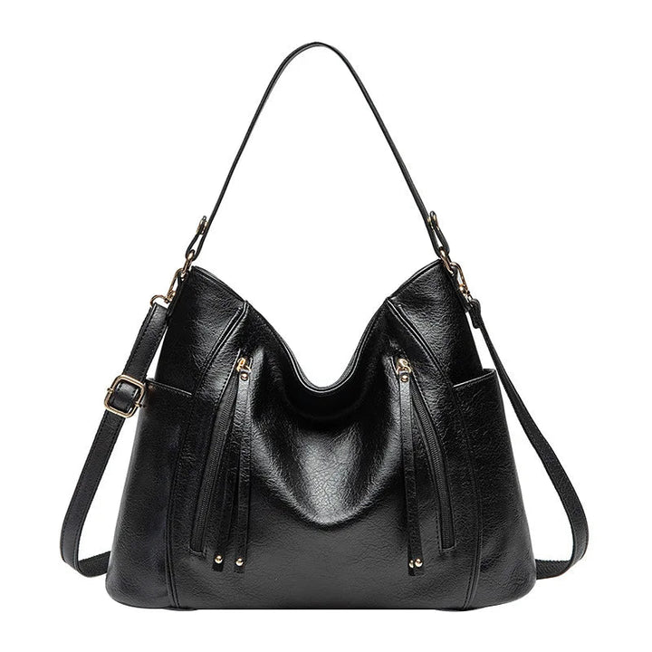 Zoe | Leather bag with fringes