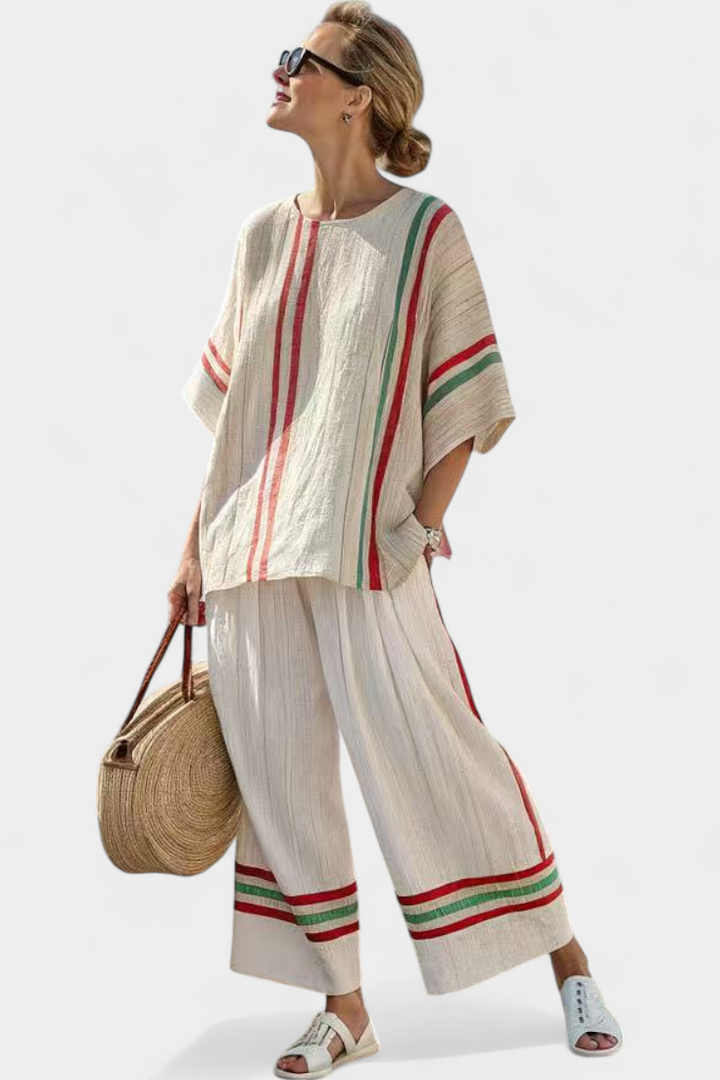 Alice - Mediterranean Striped Set