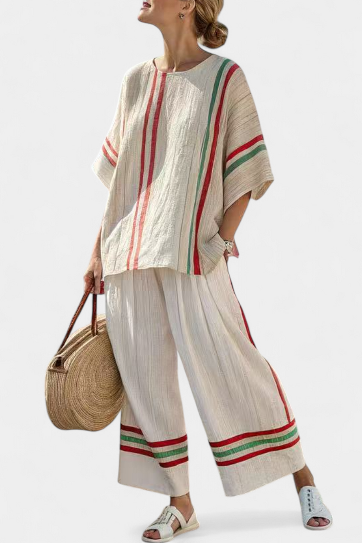 Alice - Mediterranean Striped Set