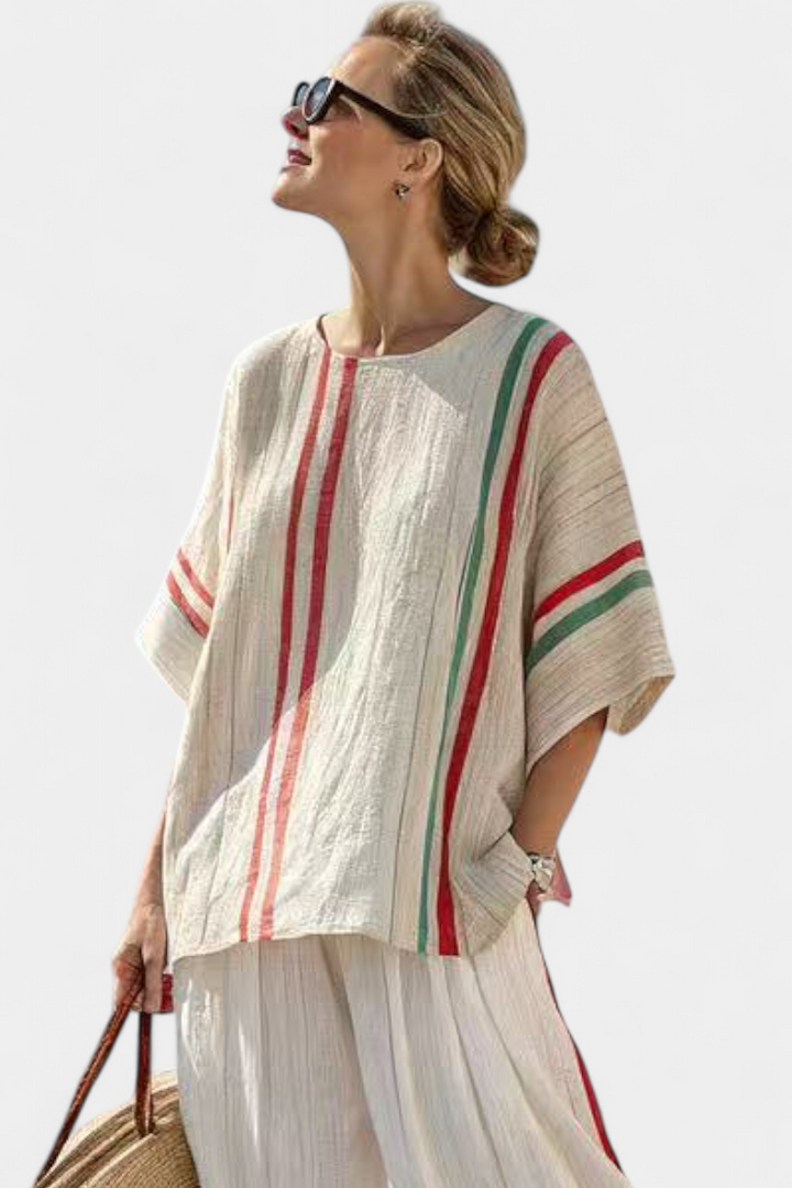 Alice - Mediterranean Striped Set