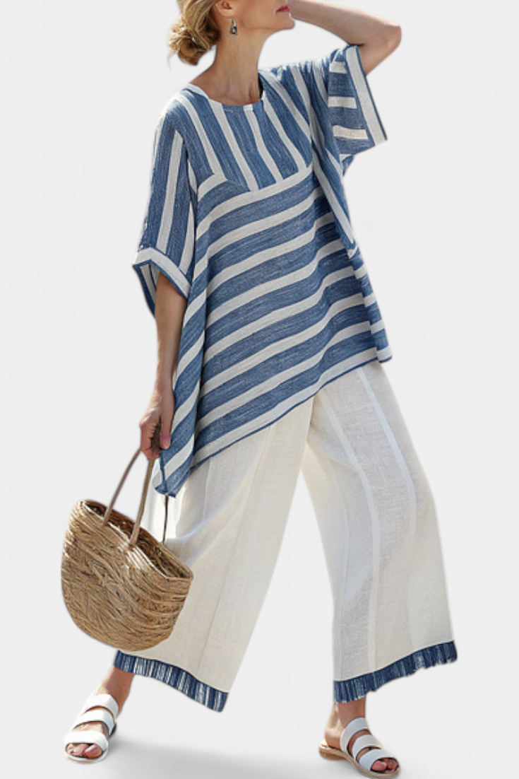 Ruby - Mediterranean Linen Set
