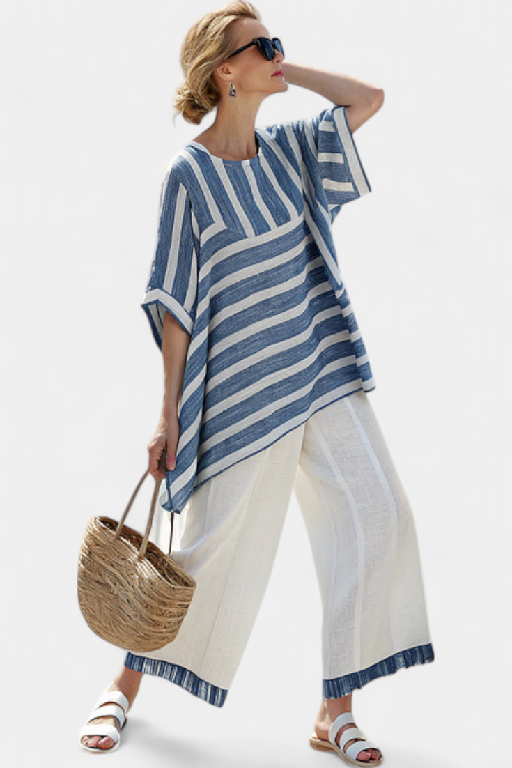 Ruby - Mediterranean Linen Set