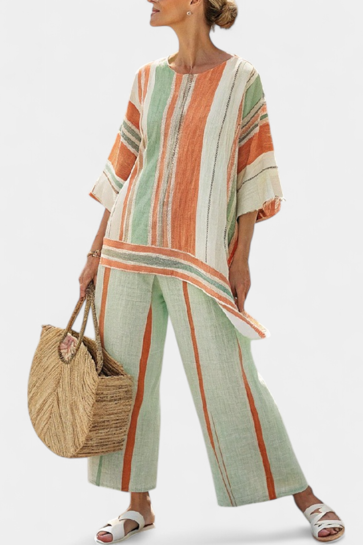 Marley - Linen Striped Set