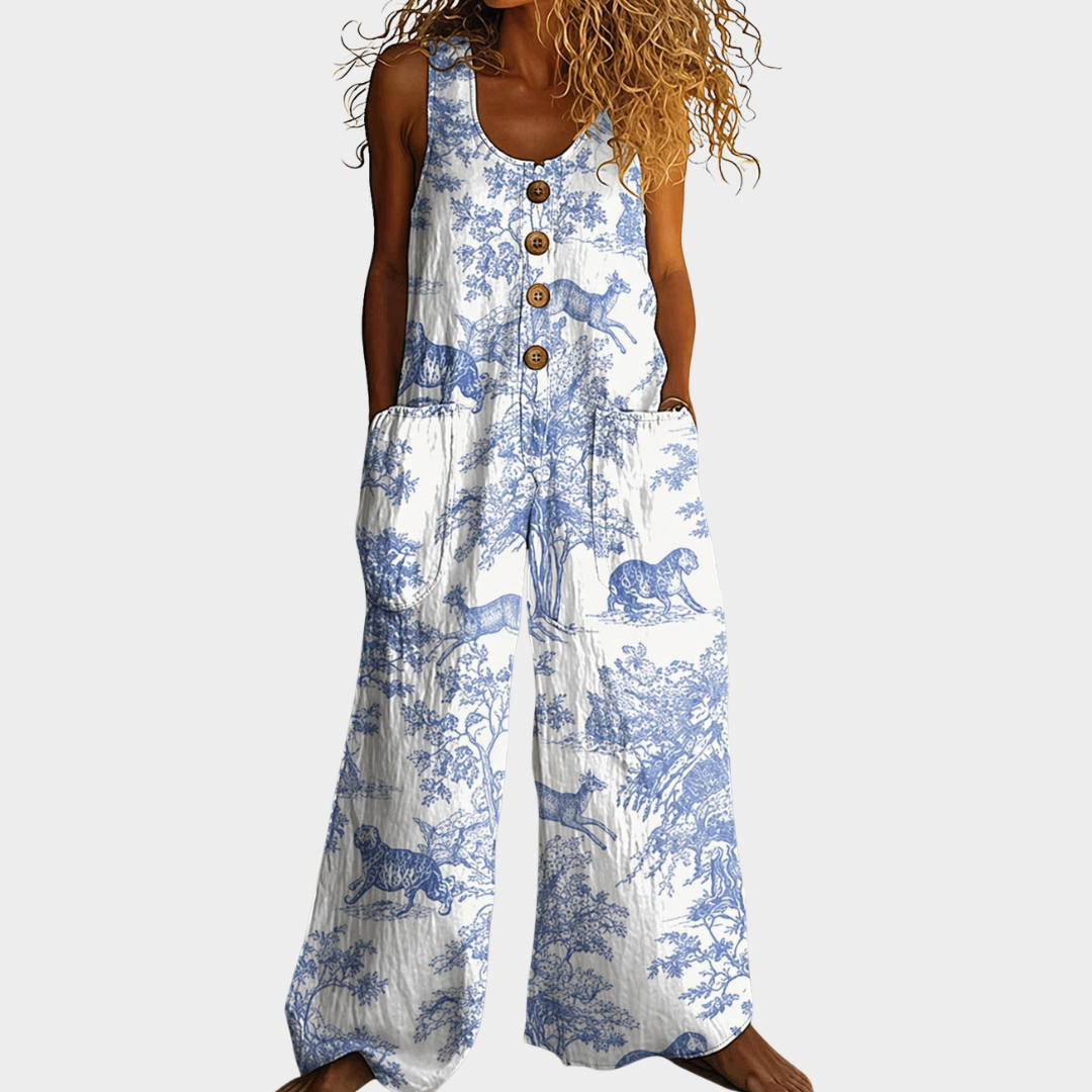 Hedi | Flowy printed jumpsuit
