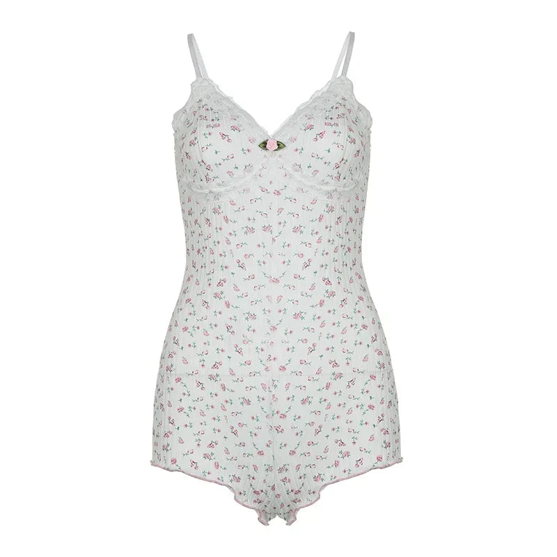 Monique | Dreamy Floral Sleeveless Bodysuit