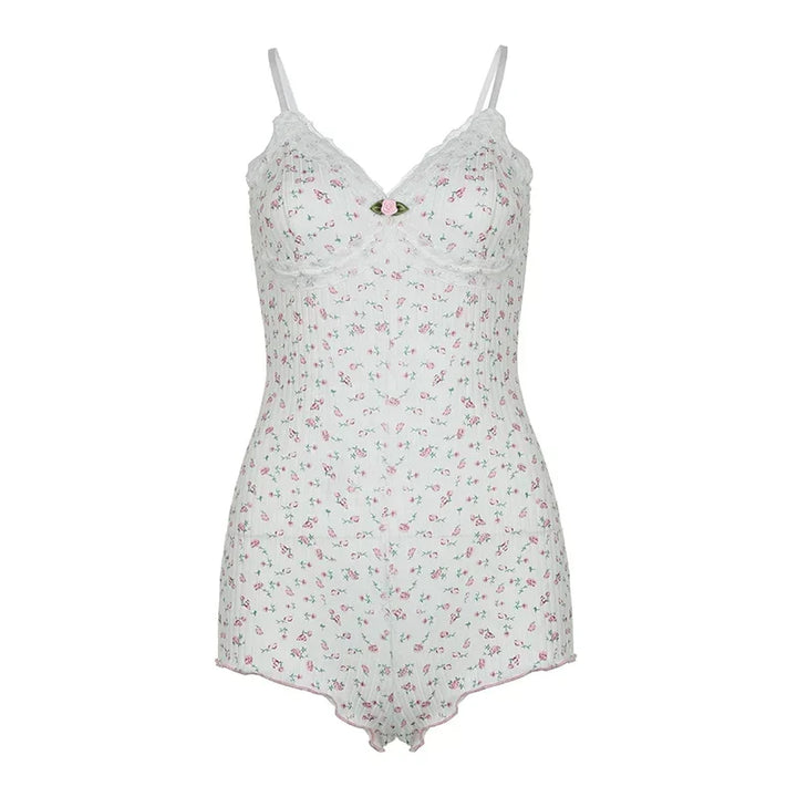 Monique | Dreamy Floral Sleeveless Bodysuit