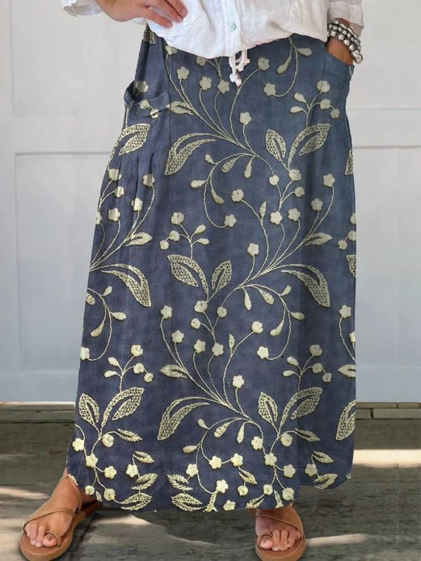Matilda | Lightweight printed skirt