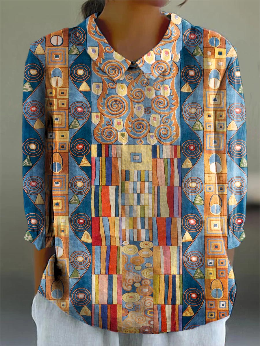 Alice Ida | Artistic blouse with print
