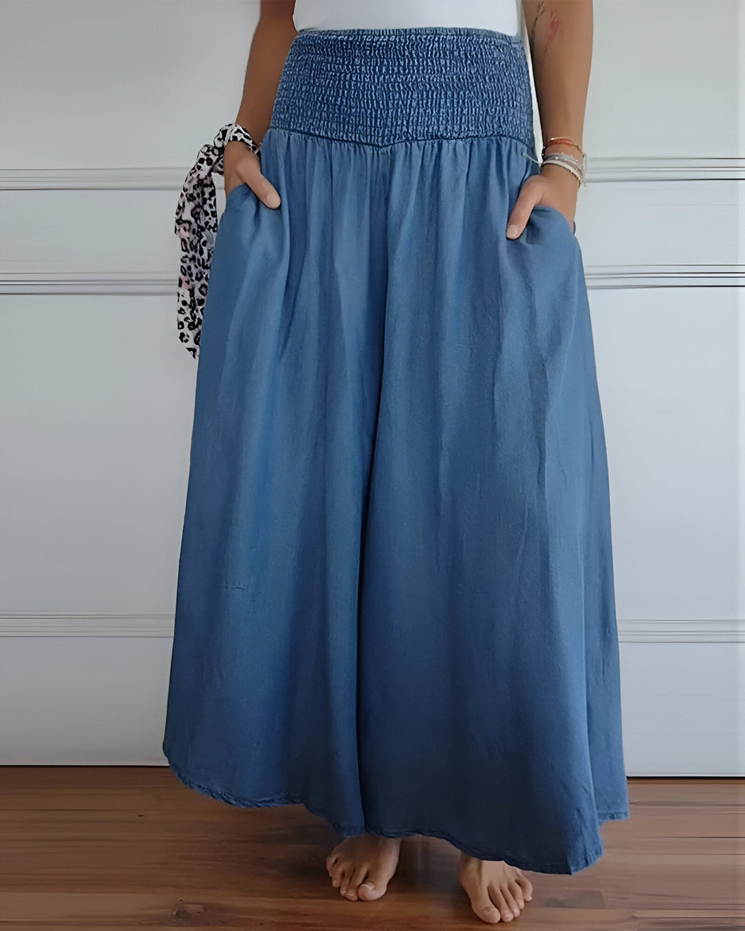 Evie | Lightweight printed skirt