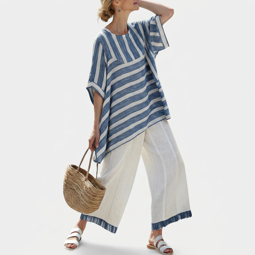 Ruby - Mediterranean Linen Set