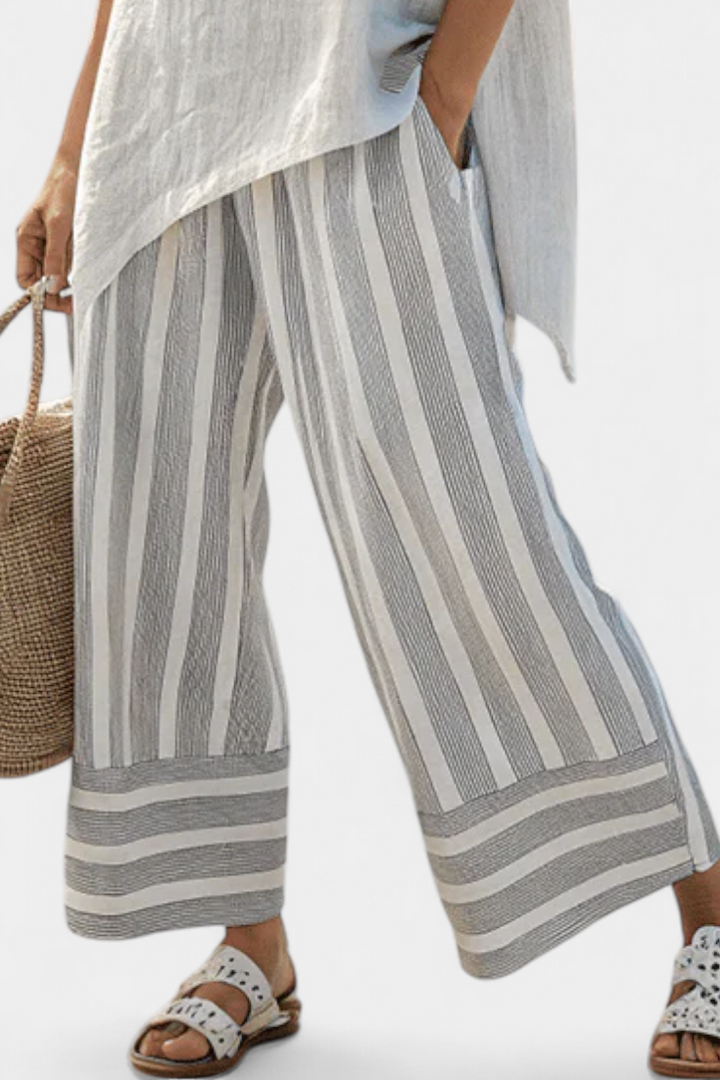 Lila - Asymmetrical Blouse Set