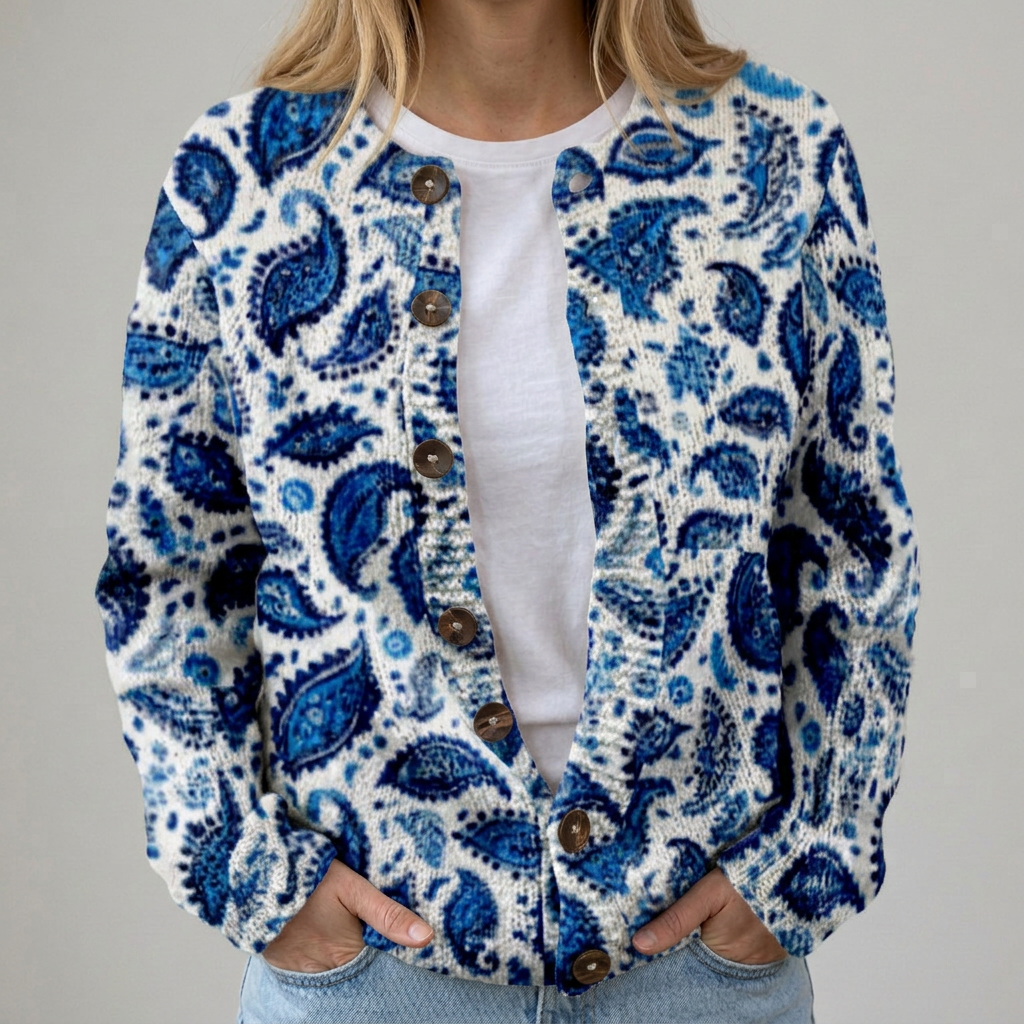 Lieselotte | Cardigan à Imprimé Floral pour l&