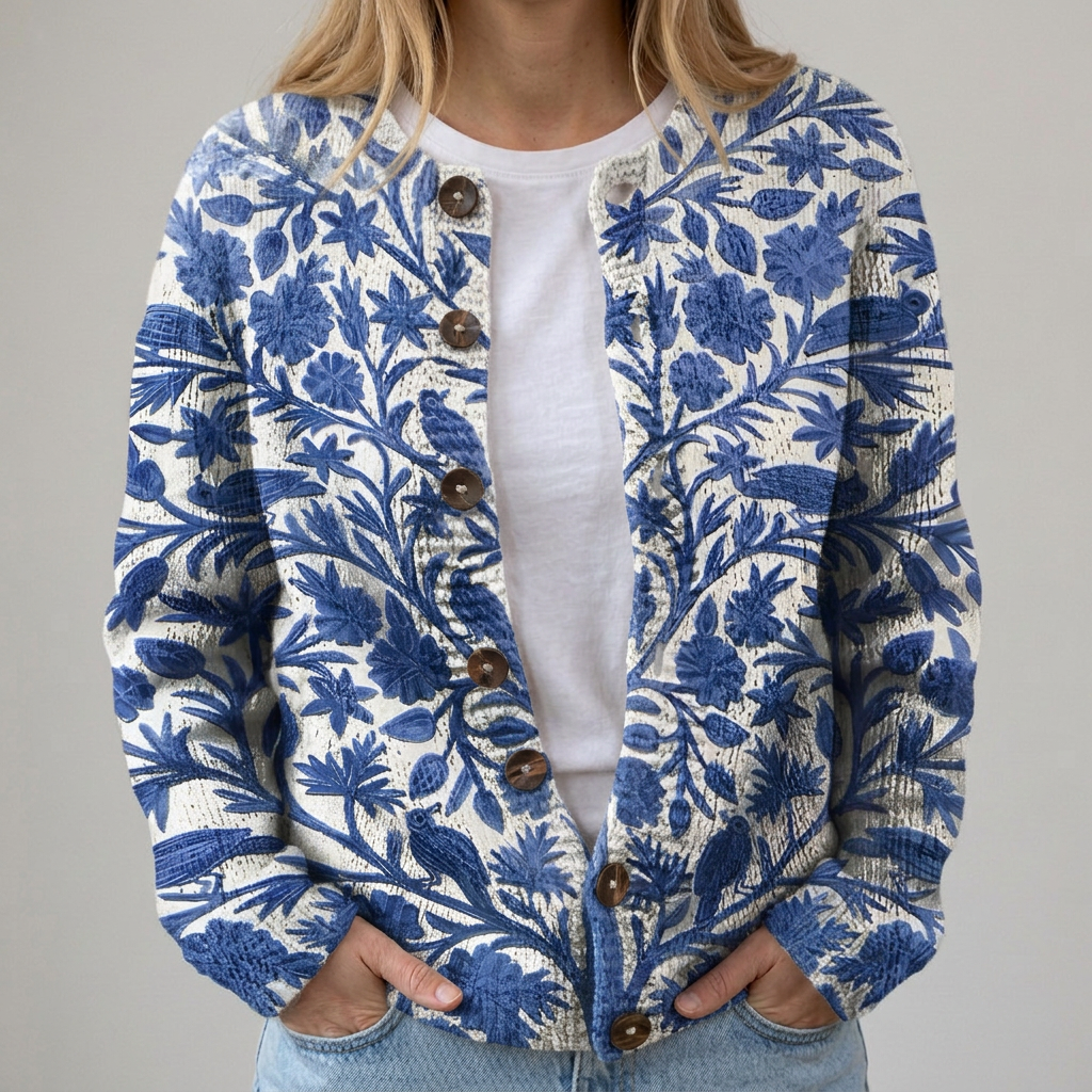 Marie | Cardigan à motif floral