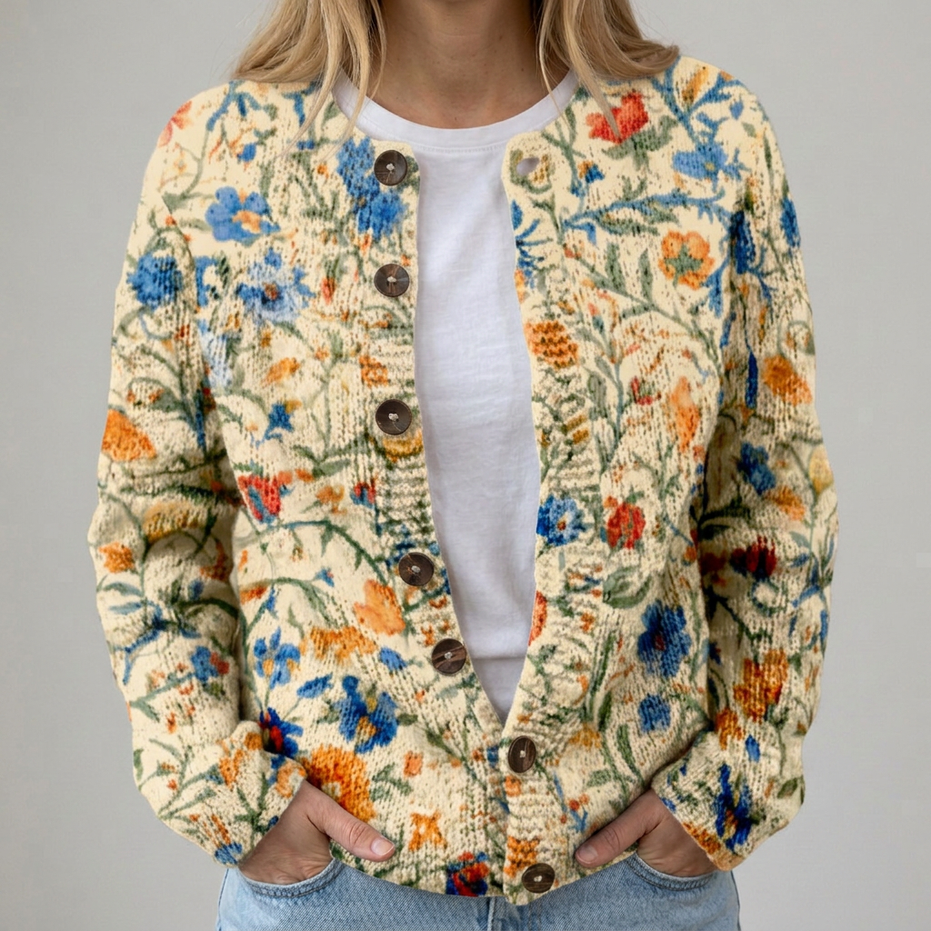 Louise | Cardigan Floral d&